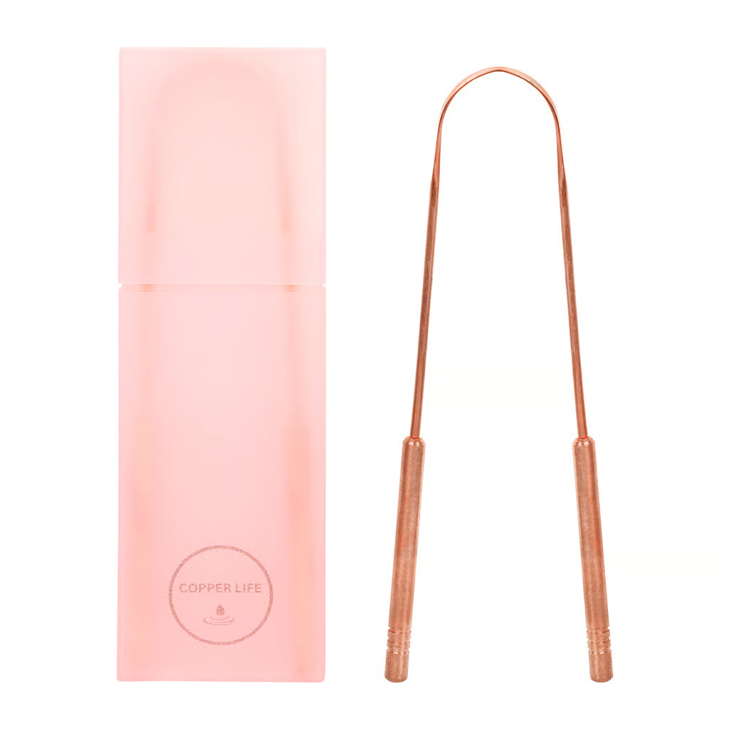 Pure Copper Tongue Scraper - Ayurvedic Oral Wellness Tool